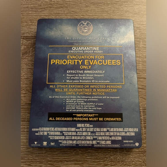 📀 3/$15 or 4/$20 📀 I Am Legend Bluray - Picture 2 of 3